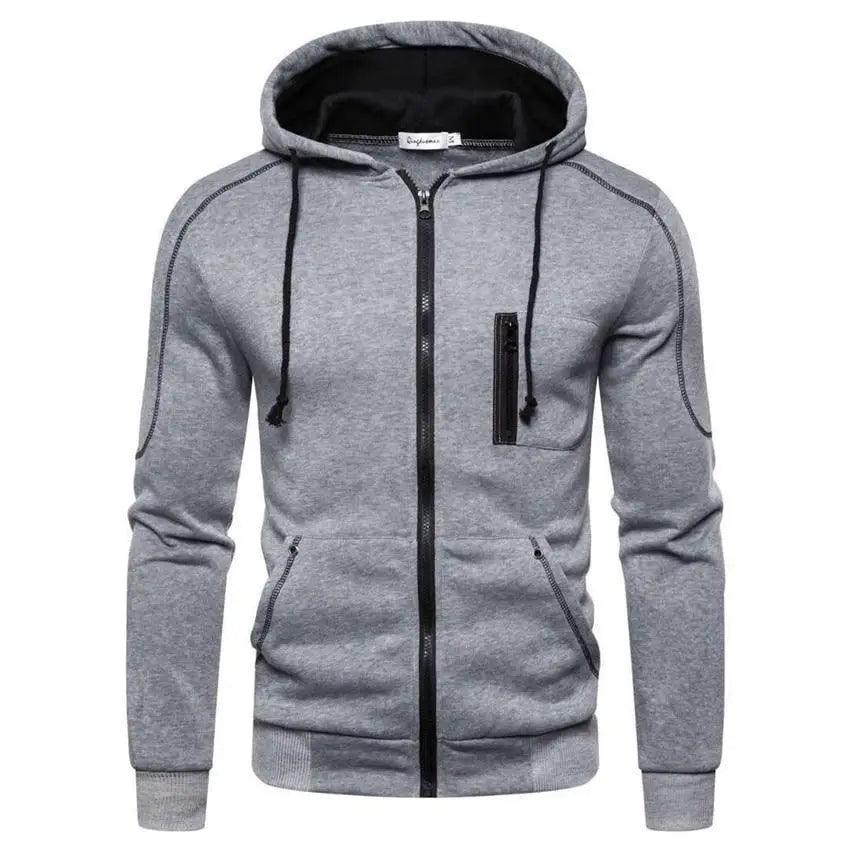 Fleece Hoodie Tracksuit Set — Men's