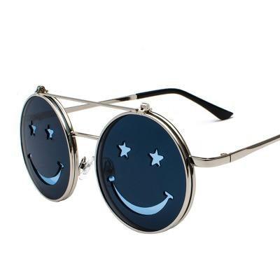 Smiley Face Round Sunglasses
